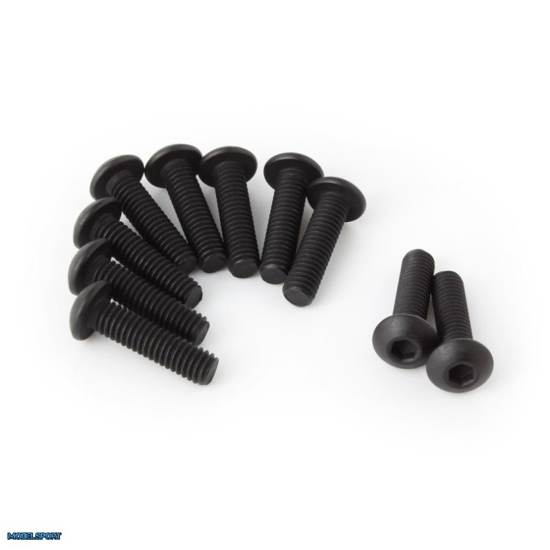 HPI 160319 Button Head Screw M4x15mm (Hex Socket/10pcs)
