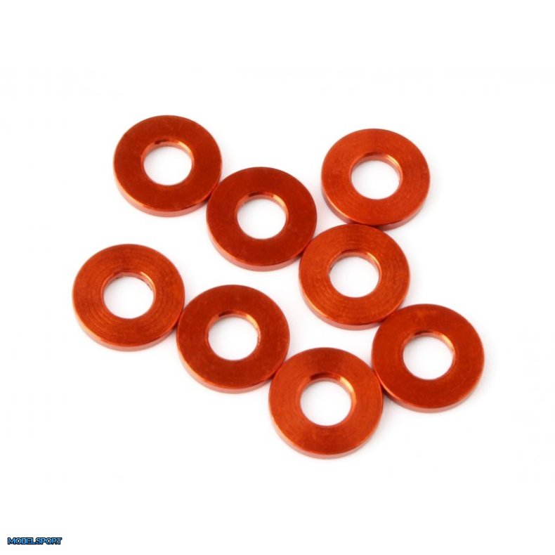 HPI 160406 Shim 3x7x1mm (Orange/8pcs)
