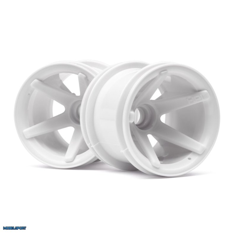 HPI 2100 Super Star MT Wheels Front (White/2.2In/2Pcs)