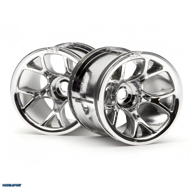 HPI 2197 Mt Mesh Wheel (Chrome)