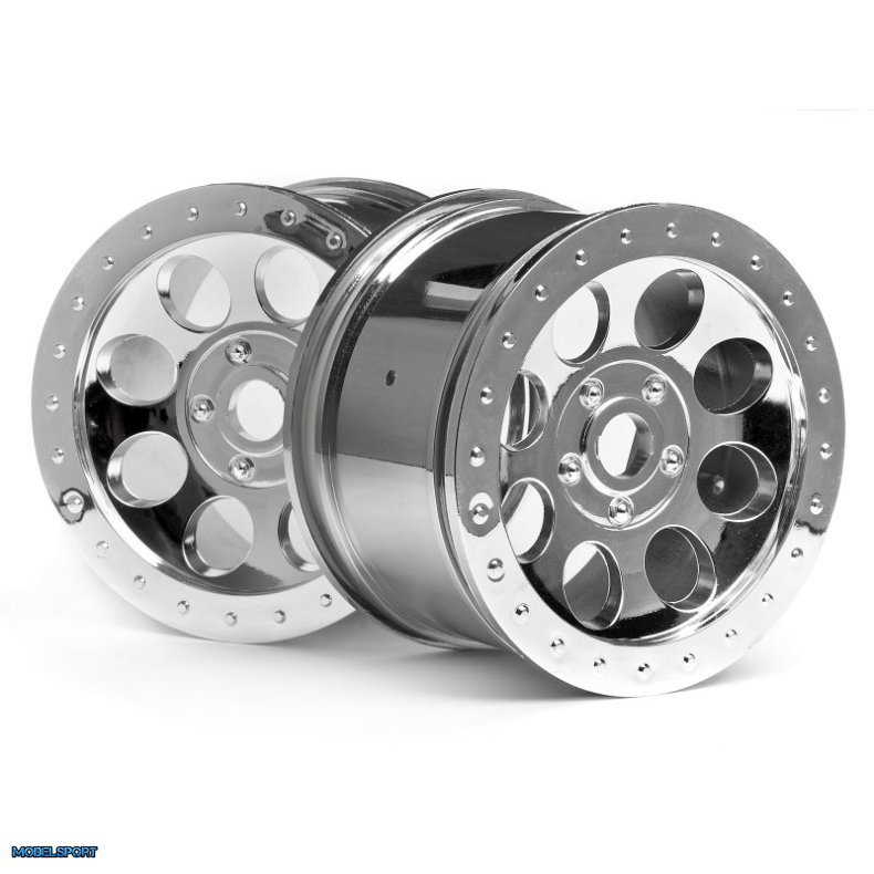 HPI 3187 Mag-8 Wheel Chrome (83X56mm/2Pcs)