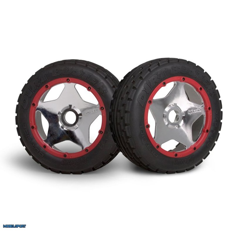 HPI 3224 Super Star Wheel Shiny Chrome (120X60mm/2Pcs/)
