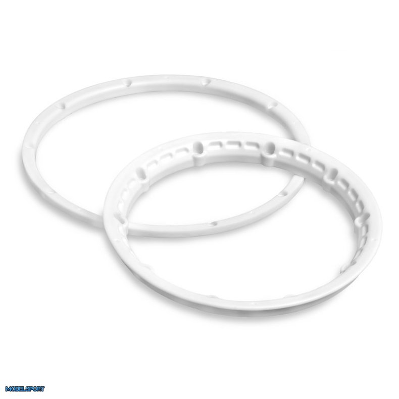HPI 3270 Heavy Duty Wheel Bead Lock Rings White/For 2 Whl