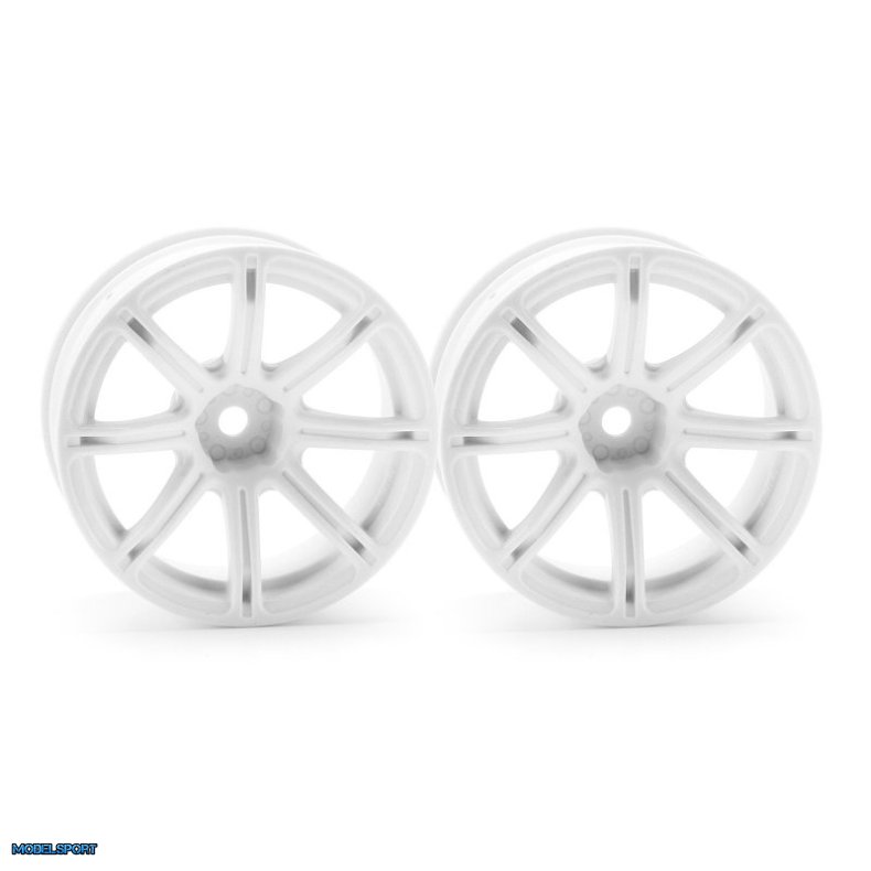 HPI 3305 Work Emotion Xc8 Wheel 26mm White (9mm Offset)