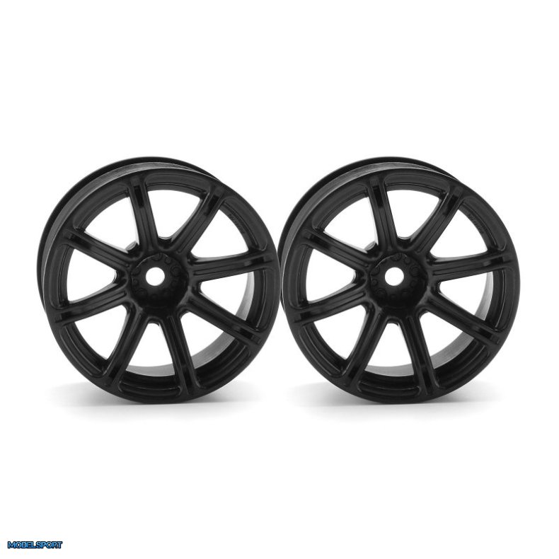 HPI 3308 Work Emotion Xc8 Wheel 26mm Black (9mm Offset)