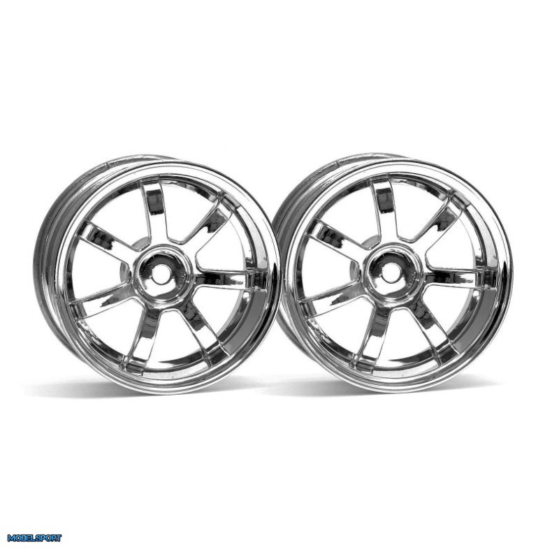 HPI 3318 Rays Gram Lights 57S-Pro Wheel Chrome (9mm Offset)