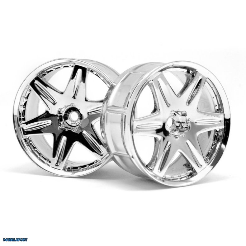 HPI 3344 Lp32 Wheel Work Ls406 Chrome (2Pcs)