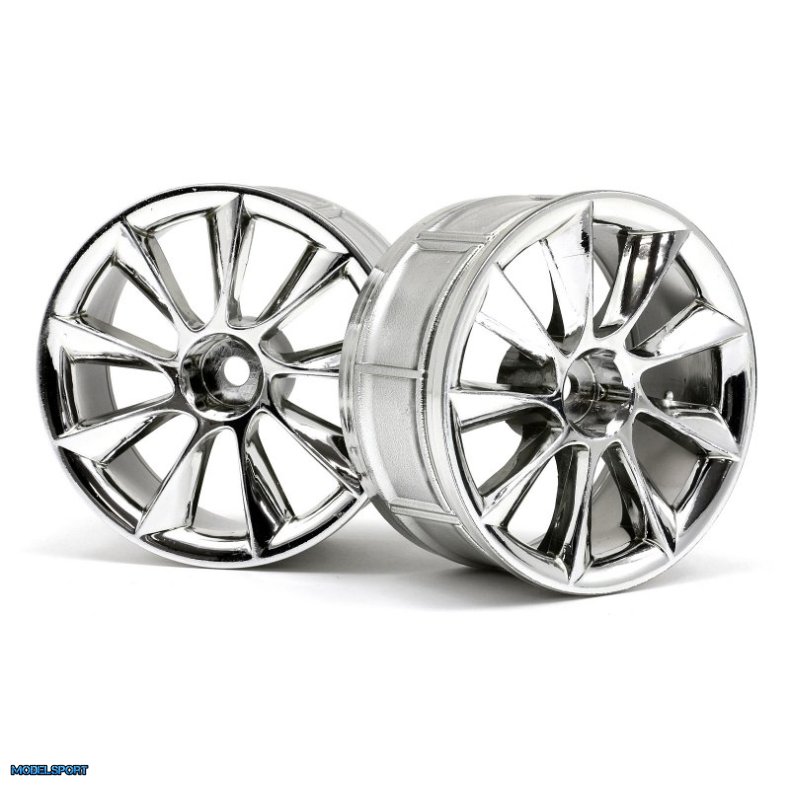 HPI 33462 Lp29 Wheel Atg Rs8 Chrome (2Pcs)