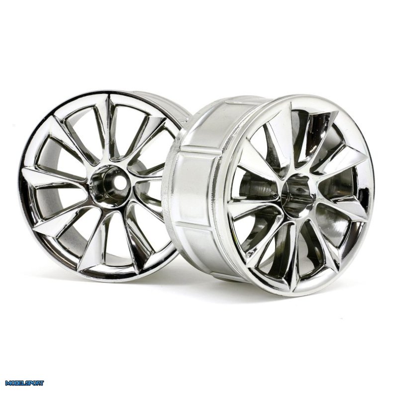 HPI 33463 Lp32 Wheel Atg Rs8 Chrome (2Pcs)
