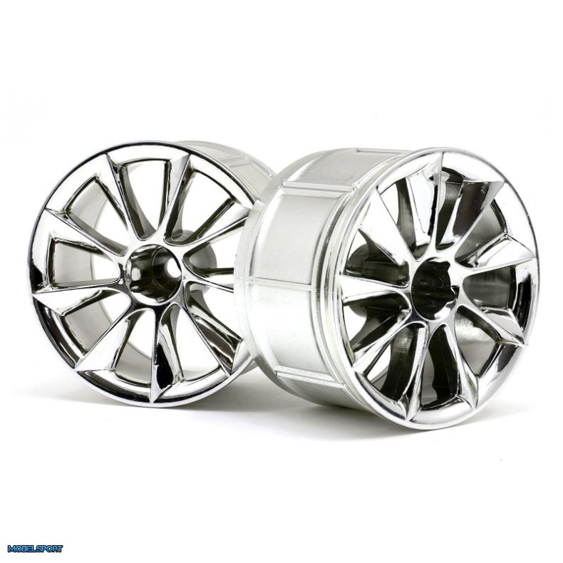 HPI 33464 Lp35 Wheel Atg Rs8 Chrome (2Pcs)