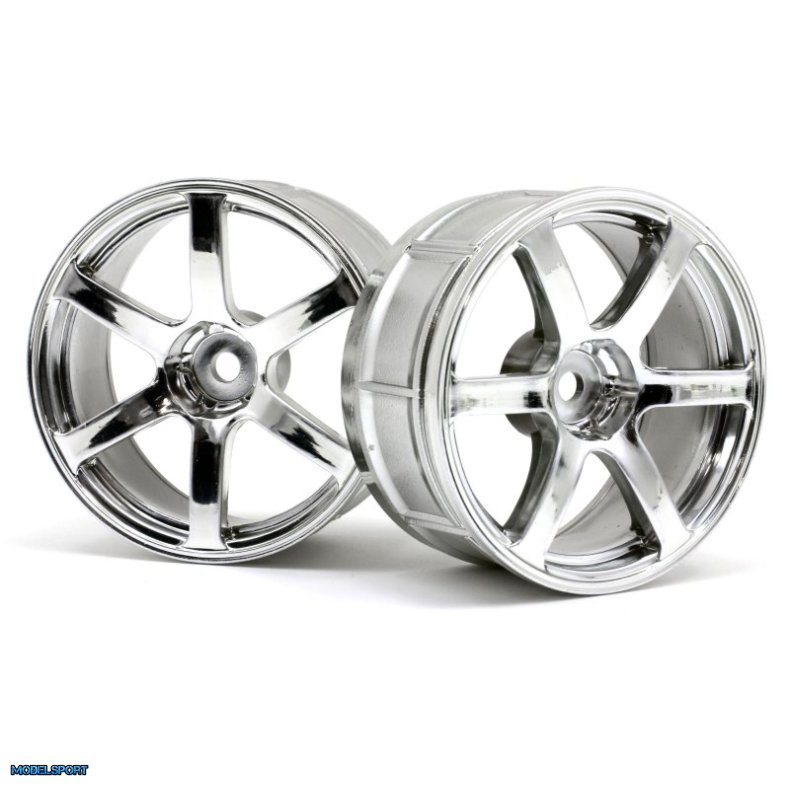 HPI 33465 Lp29 Wheel Yokohama Avs Model T6 Chrome (2Pcs)