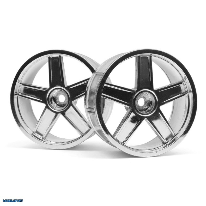 HPI 33476 Lp29 Wheel Mf Type Chrome (3mm Offset/2Pcs)