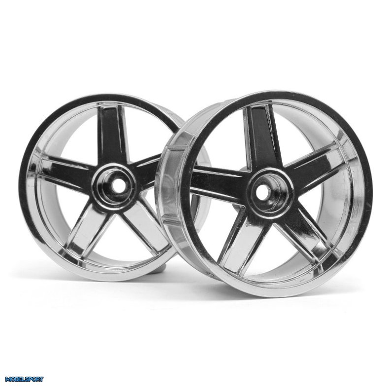 HPI 33478 Lp35 Wheel Mf Type Chrome (9mm Offset/2Pcs)