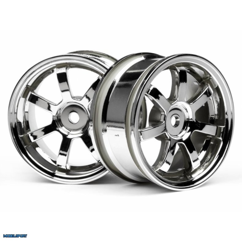 HPI 3574 Rays Gram Lights 57S-Pro Wheel Chrome (0mm Offset)