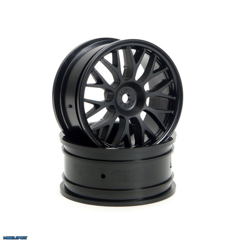 HPI 3711 Mesh Wheel 26mm (Black)(1mm Offset)