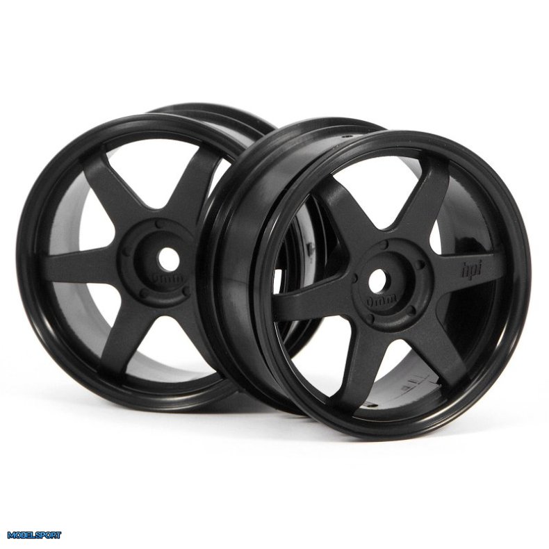 HPI 3836 Te37 Wheel 26mm Black (0mm Offset)