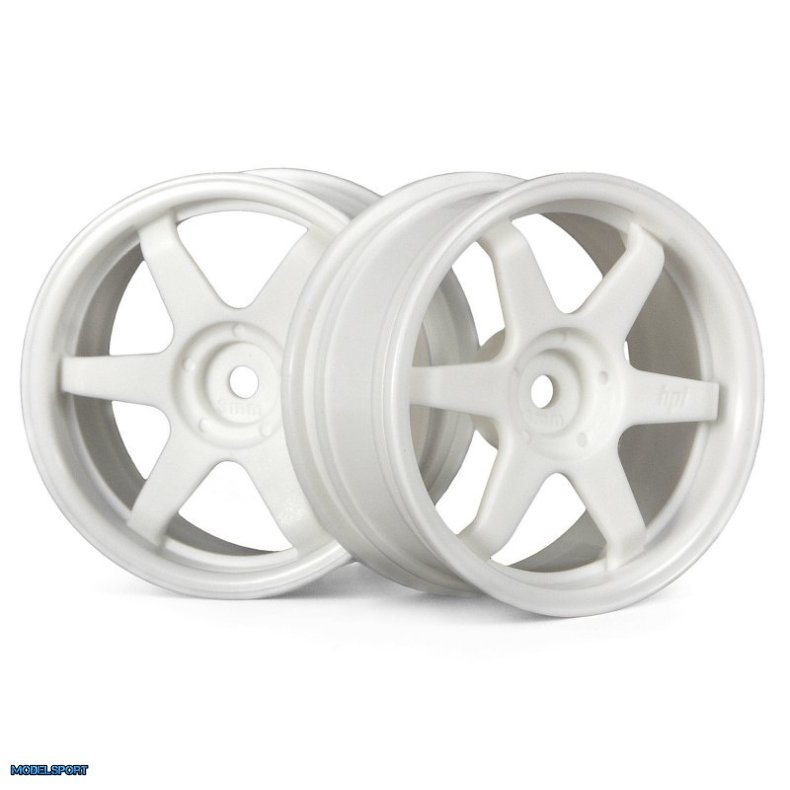 HPI 3840 Te37 Wheel 26mm White(3mm Offset)