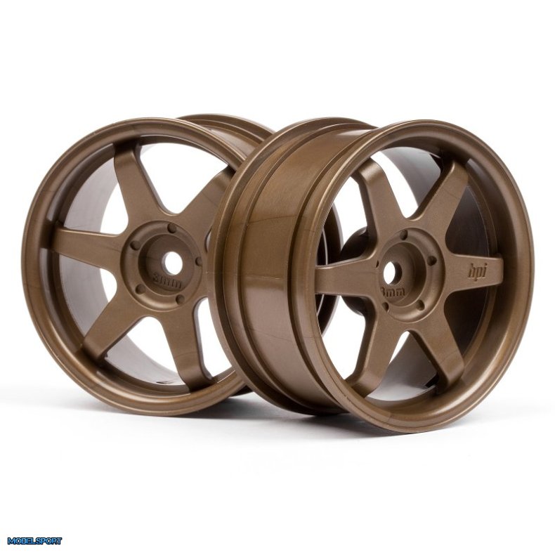 HPI 3843 Te37 Wheel 26mm Bronze (3mm Offset)
