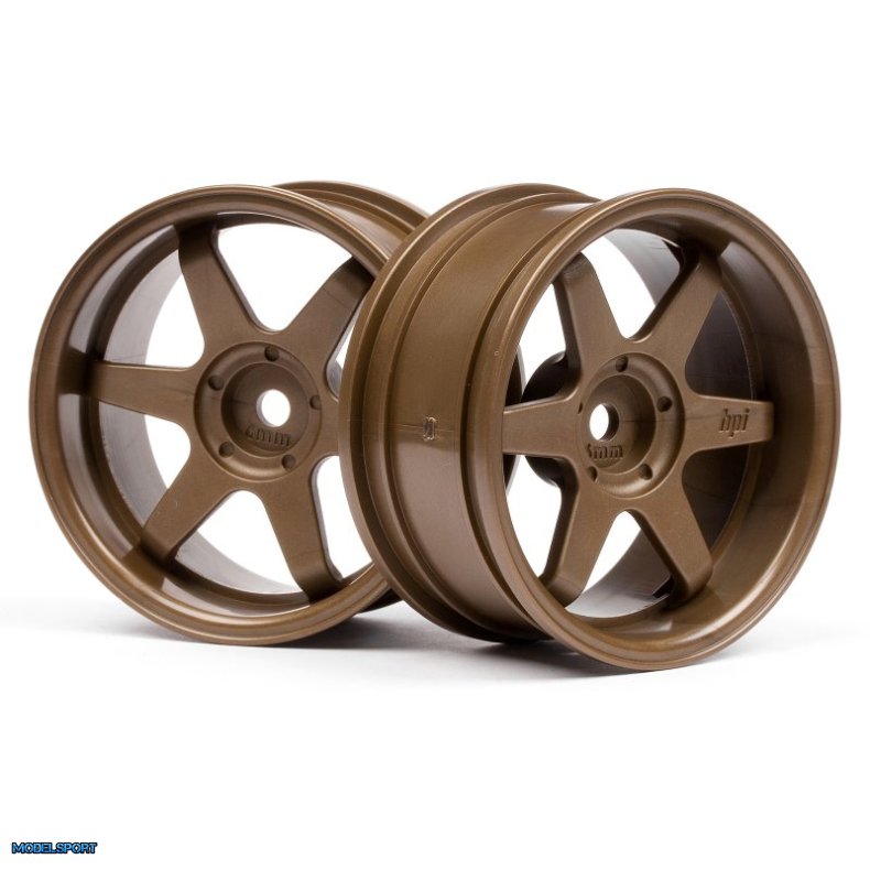 HPI 3848 TE37 Wheel 26mm Bronze (6mm Offset)