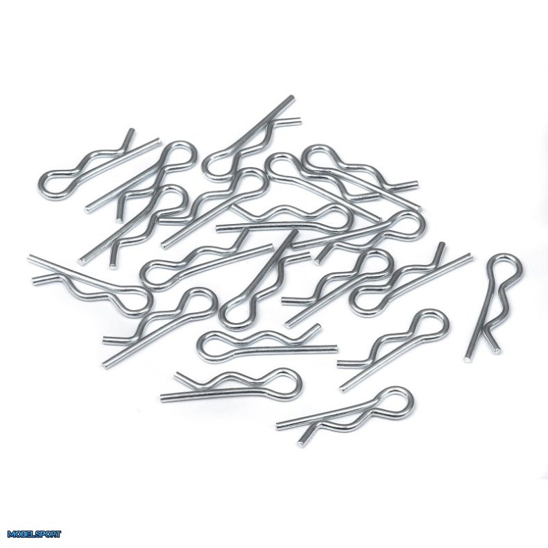 HPI 6122 Body Pin (6mm/Silver/Medium/20Pcs)