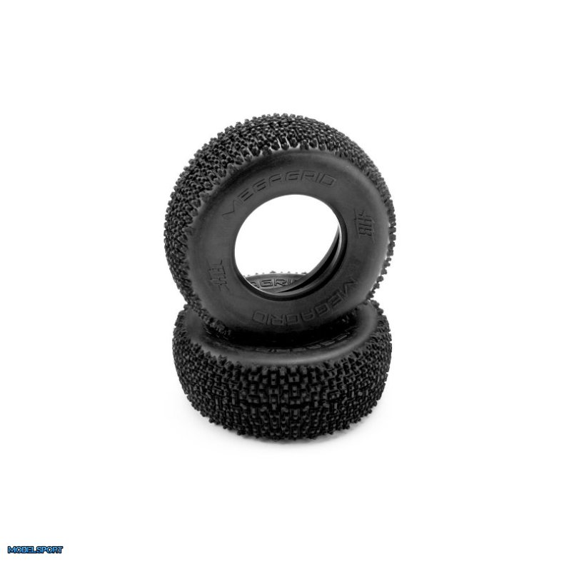 HPI 61754 Megagrid Sc Tire (Pink/Short Course Track/2Pcs)