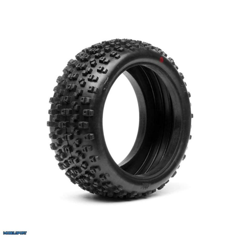 HPI 67744 Proto Tire (Red/ 1/8 Buggy)