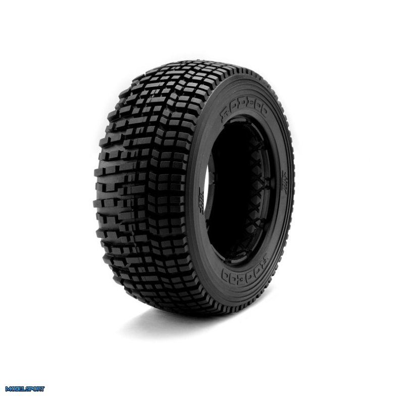 HPI 67864 Rodeo Tire (White/Baja 5T/Front/2pcs)
