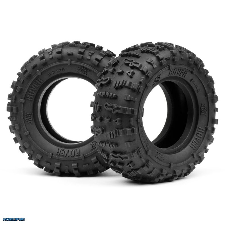 HPI 67913 Rover 1.9 Tire (Red/Rock Crawler/2Pcs)