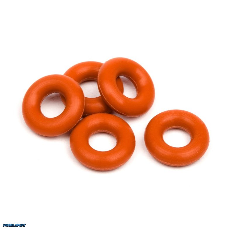 HPI 6819 Silicon O-Ring P-3 (Red) (5 Pcs)