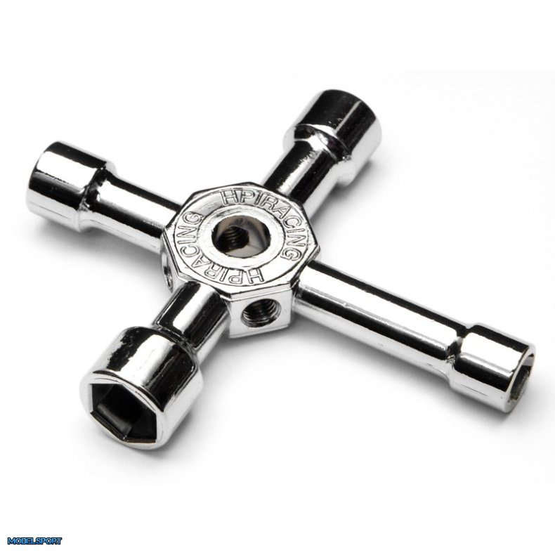 HPI 74111 4 Way Glow Plug Wrench (Small)