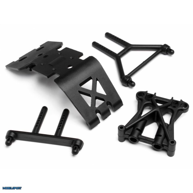 HPI 82014 Skid Plate/Shock Tower Set