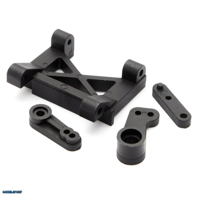 HPI 85097 Center Post/Servo Horn/Steering Crank Set