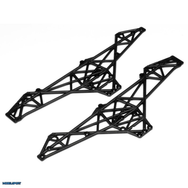 HPI 85266 Main Chassis Set (Black)