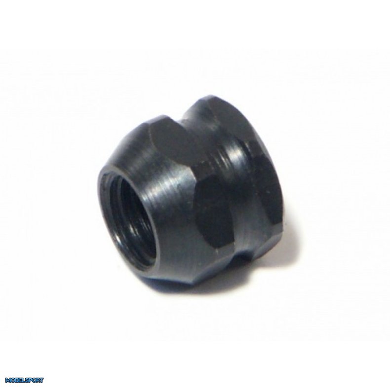 HPI 86076 Pilot Nut 1/4-28X8.5mm (Black/1Pc)