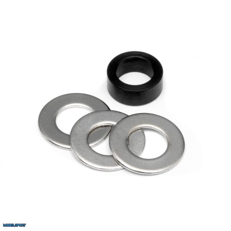 HPI 86171 Metal Spacer Set 5X7.5X3mm