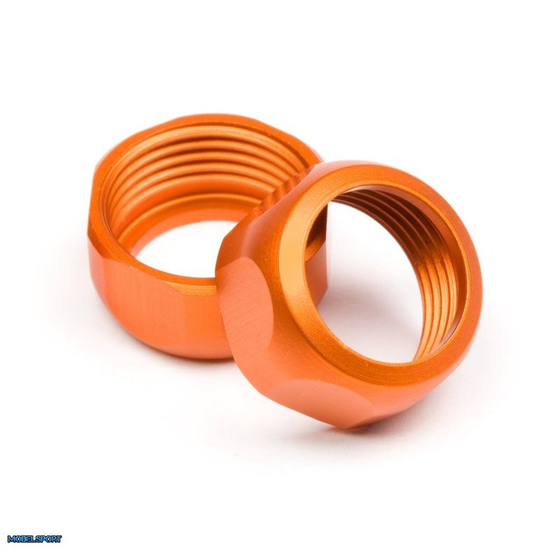 HPI 86273 Shock Cap 10mm (Orange/2Pcs)