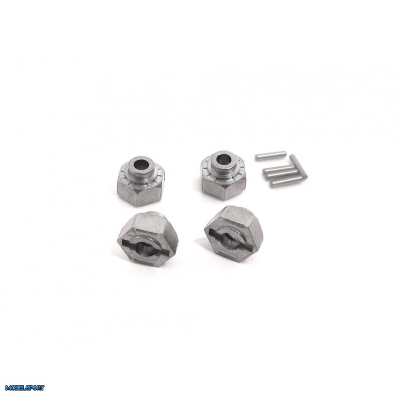 HPI 86349 Hex Wheel Hub 12mm (Silver/4Pcs)