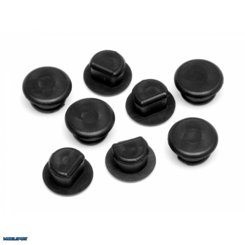 HPI 86664 Rubber Cap 6X5mm (8Pcs)