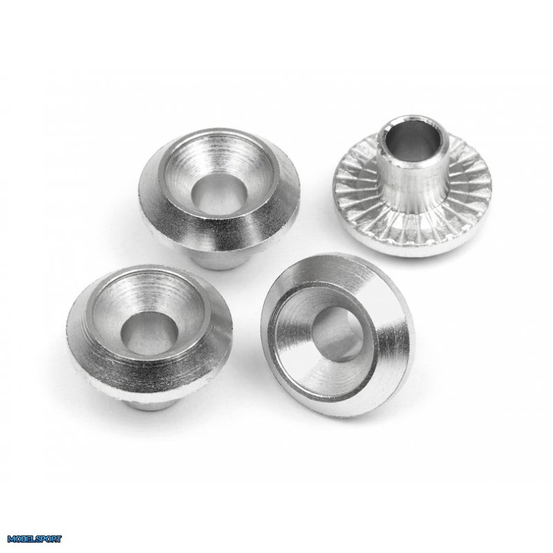 HPI 86985 Wheel Washer (Silver/4Pcs)