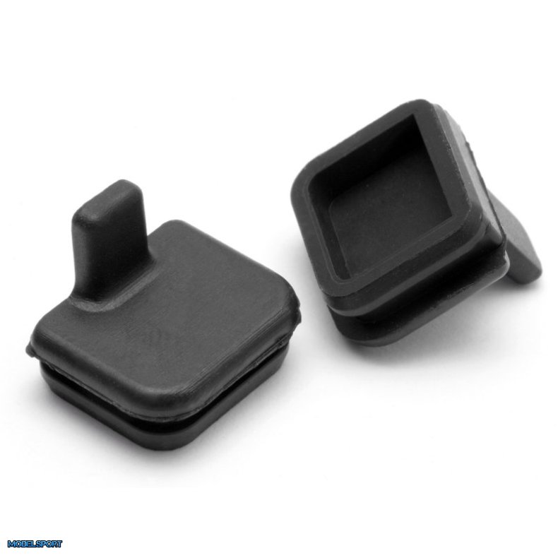 HPI 87027 Rubber Cap 10X11mm (Black)