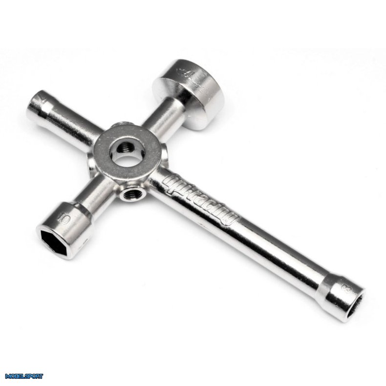 HPI 87546 4 Way Glow Plug Wrench (Large)