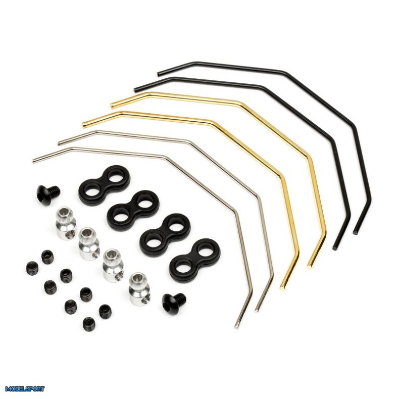 HPI 87598 Sway Bar Set (Front/Rear/Cup Racer)