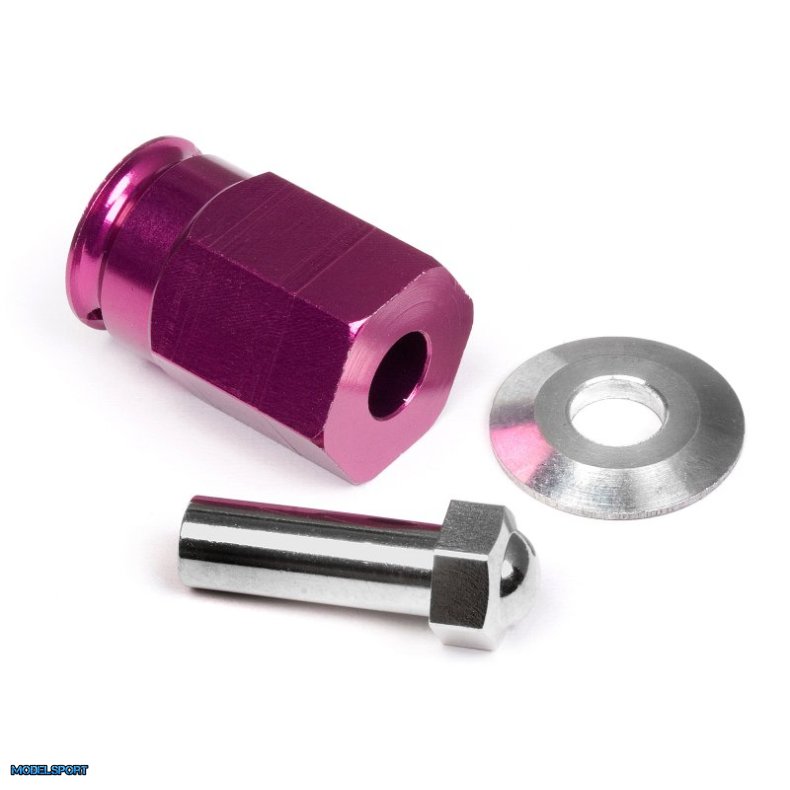 HPI 88055 Aluminum Wide Hex Hub 12mm (24mm Wide/Purple)