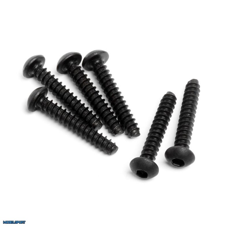HPI 94357 Tp. Button Head Screw M3X18mm (6Pcs)