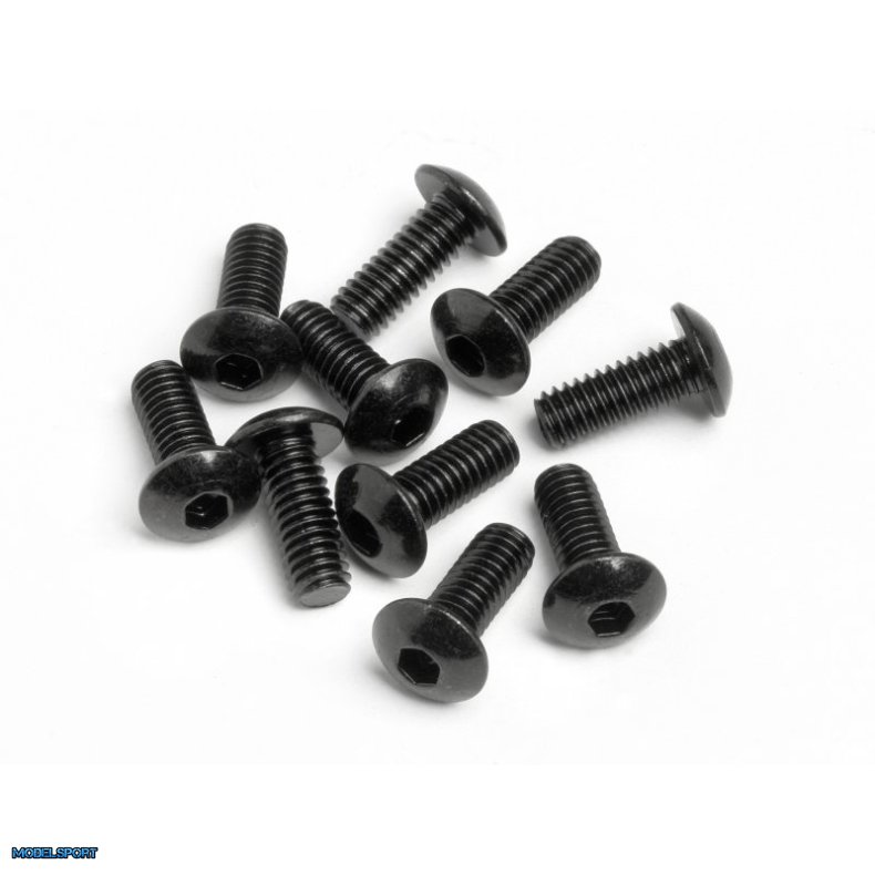 HPI 94554 Button Head Screw M4X10mm (Hex Socket/10Pcs)