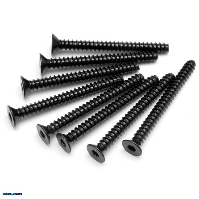 HPI 94641 Tp Flat Head Screw M4X40mm (Hex Socket/8Pcs)