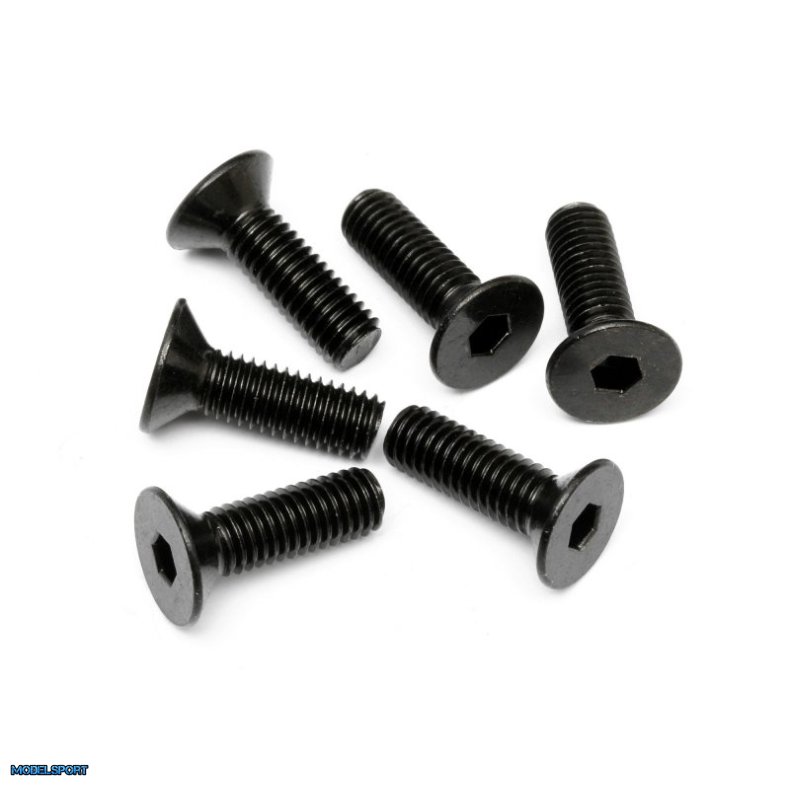 HPI 94730 Flat Head Screw M5X16mm (Hex Socket/6Pcs)