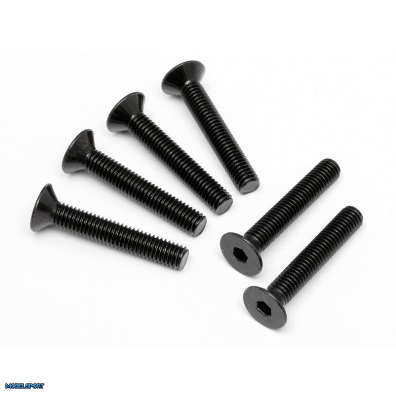 HPI 94735 Flat Head Screw M5X30mm (Hex Socket/6Pcs)