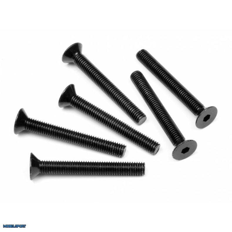 HPI 94737 Flat Head Screw M5X40mm (Hex Socket/6Pcs)
