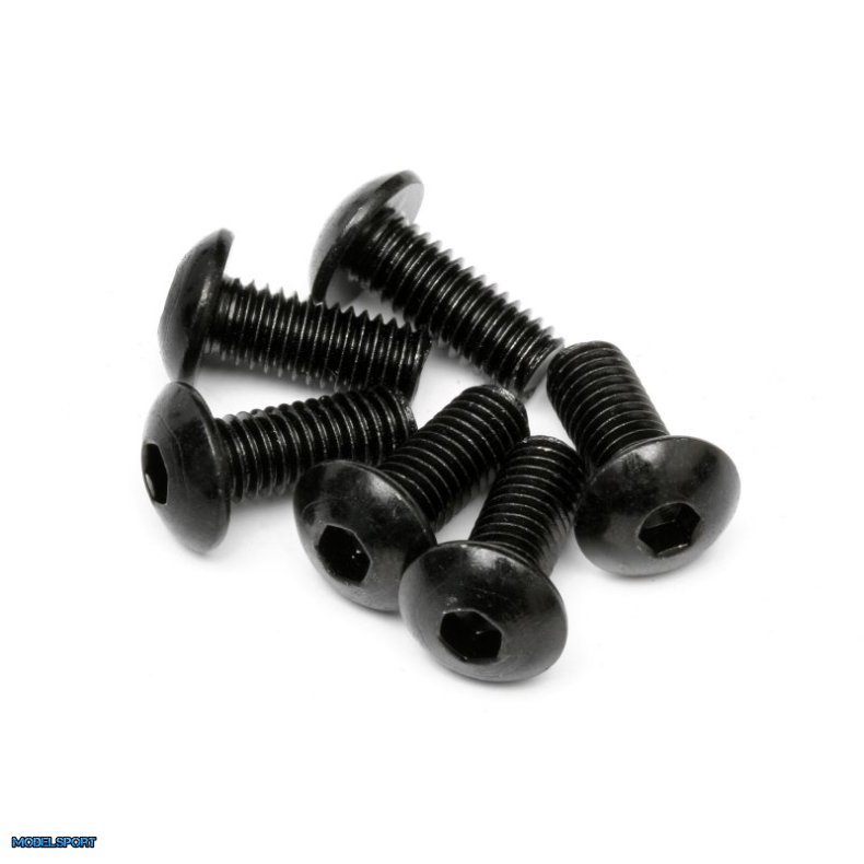 HPI 94754 Button Head Screw M5X12mm (Hex Socket/6Pcs)